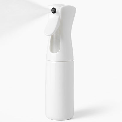 Ultra-Fine Continuous Spray Bottle – Refillable, Leak-Proof Mister for Hair Styling, Barbers, Cleaning, Plant Care, Scents (White, 6.8 fl oz/200ml)
